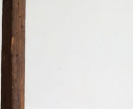 Patinette decorative en bois brut vintage