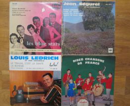 Vinyles 6 Disques 45 Tours Jean Segurel - Louis Ledrich 