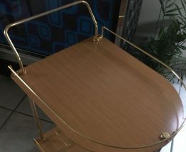 Desserte métal et formica