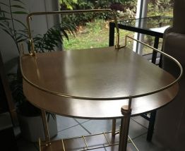 Desserte métal et formica