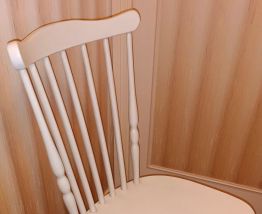 Chaise bistrot blanche modèle Baumann - Tocoma