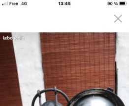 Lanterne à pétrole SNCF tête de train