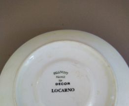 Soucoupe vide-poche vintage Locarno porcelaine Pillivuyt