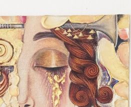 Tableau, peinture murale les larmes de freya
