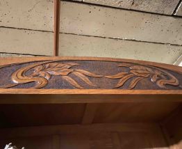 ARMOIRE  A GLACE  D'EPOQUE ART NOUVEAU ANNEE 1900