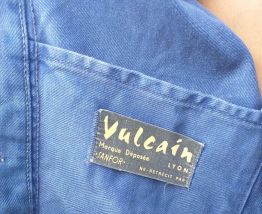 veste bleu vintage