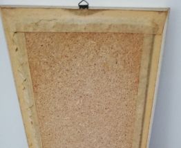 Ancien canevas tapisserie décor oiseaux 