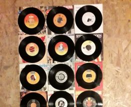 Lot de 18 vinyles 45t Variétée 60s 70s 