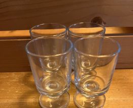 3 lots verres Cavalier Luminarc Années 70