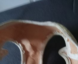 coiffure de mariage femme de 1944dessus tissu et paille dess