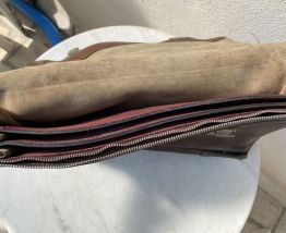 Cartable vintage cuir