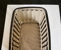 Grand ramequin Arcopal verre marron fumé