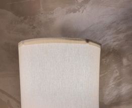  1970 tres belle lampe en ceramique vert turquoise vernissé 