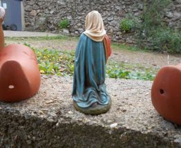 SANTON STYLE ITALIEN NEUF 16 CM MARIE ST VIERGE 