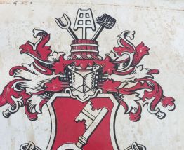 Plaque Beck's beer, plaque en tôle