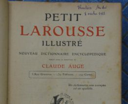 Petit dictionnaire Larousse 1923