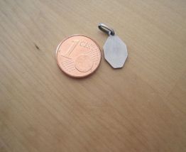 médaille SAINTE VIERGE en argent taille 1.4.mm x 9 mm