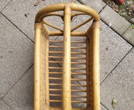 Porte revue bambou et osier