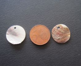 Colifichets 20 nacres naturelles pour créations