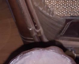 VASE ART DECO EN VERRE DECOR FLORAL 1930 GEOMETRIQUE SOUCHON