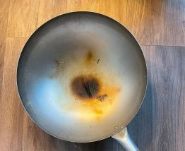 Wok Professionnel - 35 cm en Acier Inoxydable