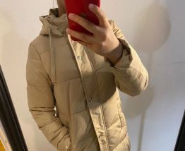 Doudoune Maxi beige