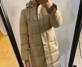Doudoune Maxi beige