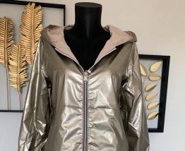 Imperméable réversible (mi long) beige taille S