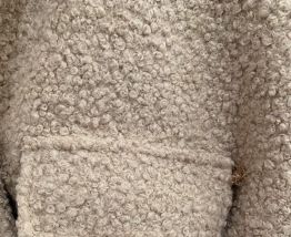 Blouson taupe demi saison court taille S