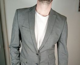Superbe costume gris à carreaux zara homme taille 52 veste 4