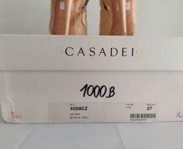 Casadei - sexy sandales high heels cuir verni (p 37,5)