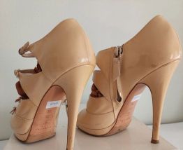 Casadei - sexy sandales high heels cuir verni (p 37,5)