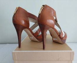 4C* Michaël KORS - sexy sandales cuir high heels (41)