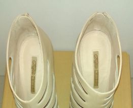 655* Buffalo London - sexy shoes cuir neuves (p40)