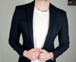 Superbe costume homme zara marine taille 46 veste 36 pantalo