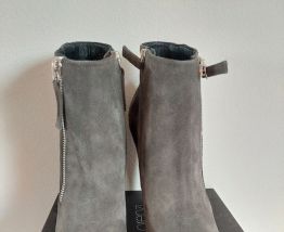 233C* Gianmarco Lorenzi - luxe sexy boots gris full cuir (37