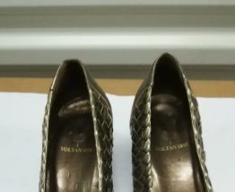 368A* Voltan - superbes escarpins bronze tout cuir (37,5)