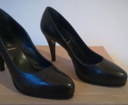 966* CLASS sexy escarpins noirs cuir neufs Italy (39)