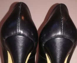966* CLASS sexy escarpins noirs cuir neufs Italy (39)