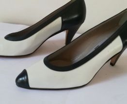 688A* Pancaldi - superbes escarpins vintage cuir (38)