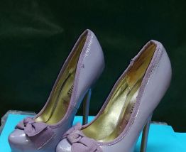 862* NEW Look escarpins sexy violets (36)