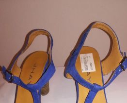 81A* JHAY sexy sandales bleues hauts-talons cuir (41)