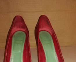 758A* Véronique Mergray - escarpins rouges full cuir luxe (4