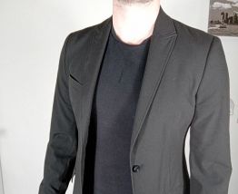 Élégant costume noir devred homme taille 48 veste 40 pantalo