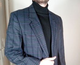 Élégant blazer vintage homme Mr de Fursac 100% laine taille 