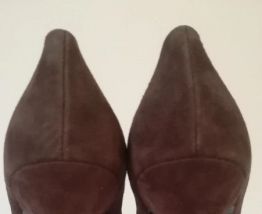 761A* Buffalo London - sexy escarpins bruns cuir (41)