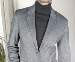 Beau blazer homme gris pull and bear taille L