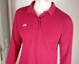 Superbe polo lacoste bordeaux taille 3 , petit M/grand S