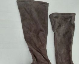 223C* EXIT superbes bottes taupe stretch (37)