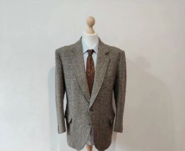 Robuste veste Harris tweed